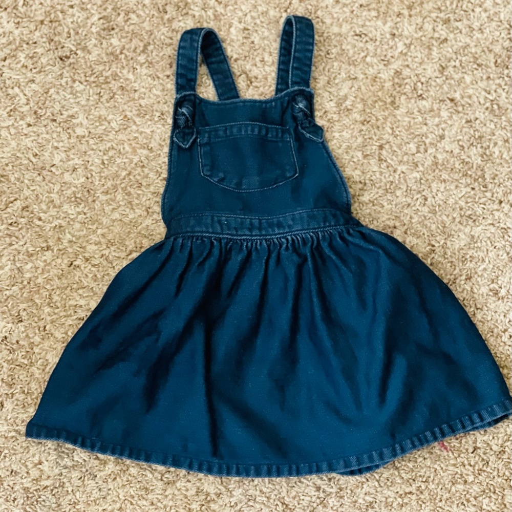 Overall jean dress